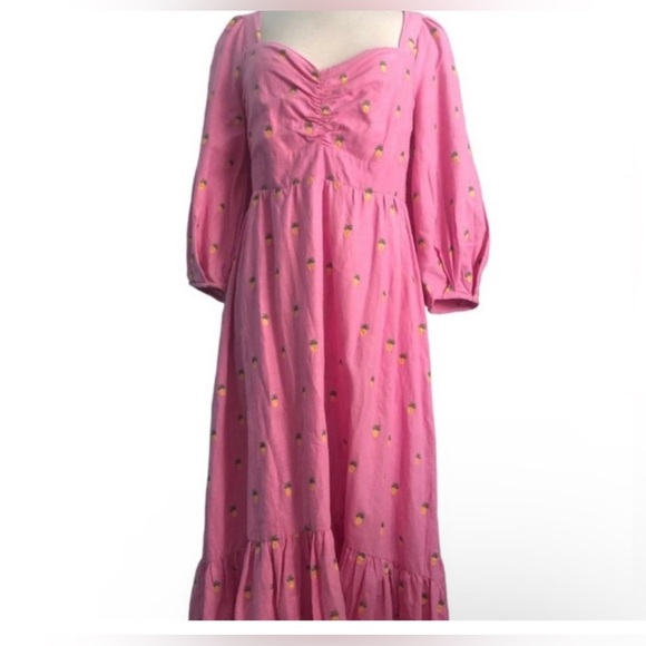 Farm Rio Pink Floral Women's Dress - Picture 3 of 8